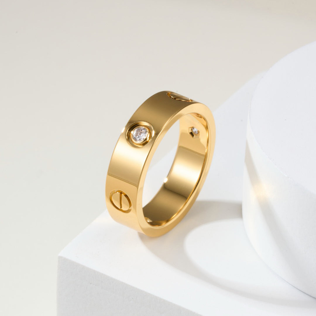 [Royal] LOVE 4MM 1 DIAMOND RING