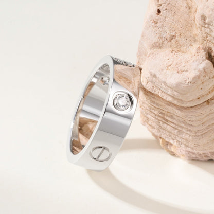 [Royal] LOVE 4MM 1 DIAMOND RING