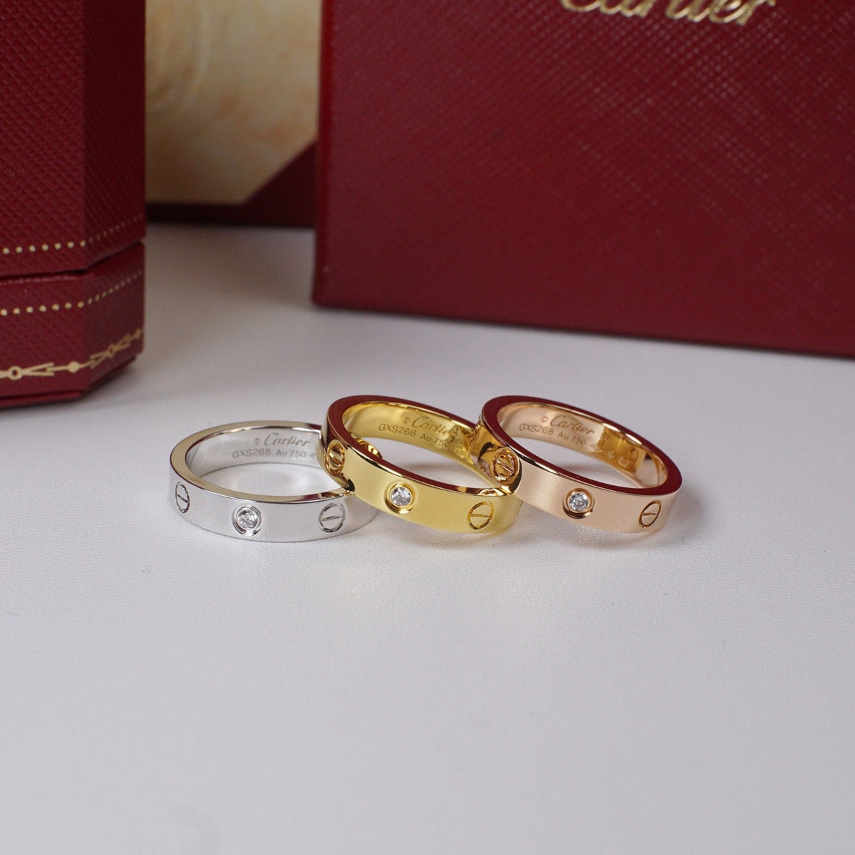 [Royal] LOVE 4MM 1 DIAMOND RING
