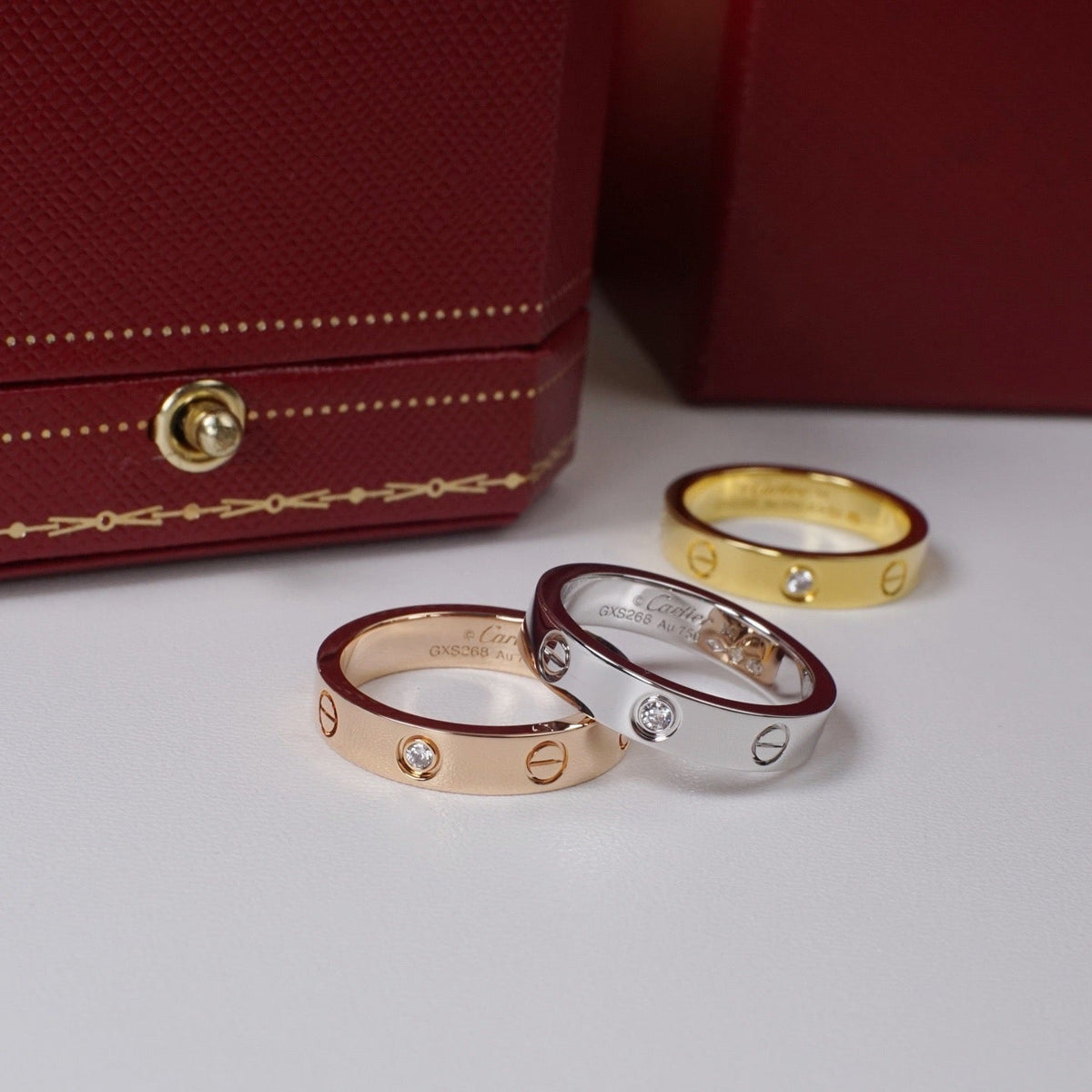 [Royal] LOVE 4MM 1 DIAMOND RING