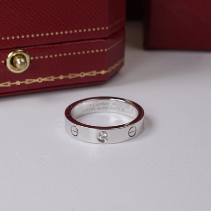 [Royal] LOVE 4MM 1 DIAMOND RING