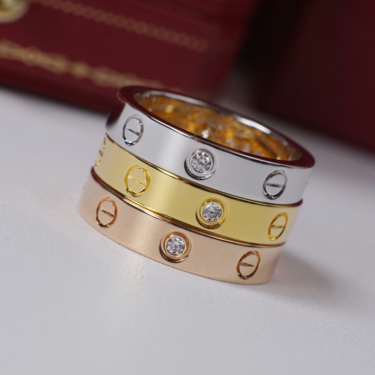 [Royal] LOVE 4MM 1 DIAMOND RING