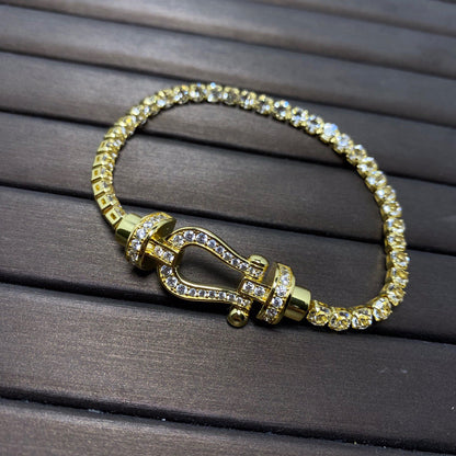[Royal Jewellery]FORCE  HORSESHOE  DIAMOND TENNIS BRACELET