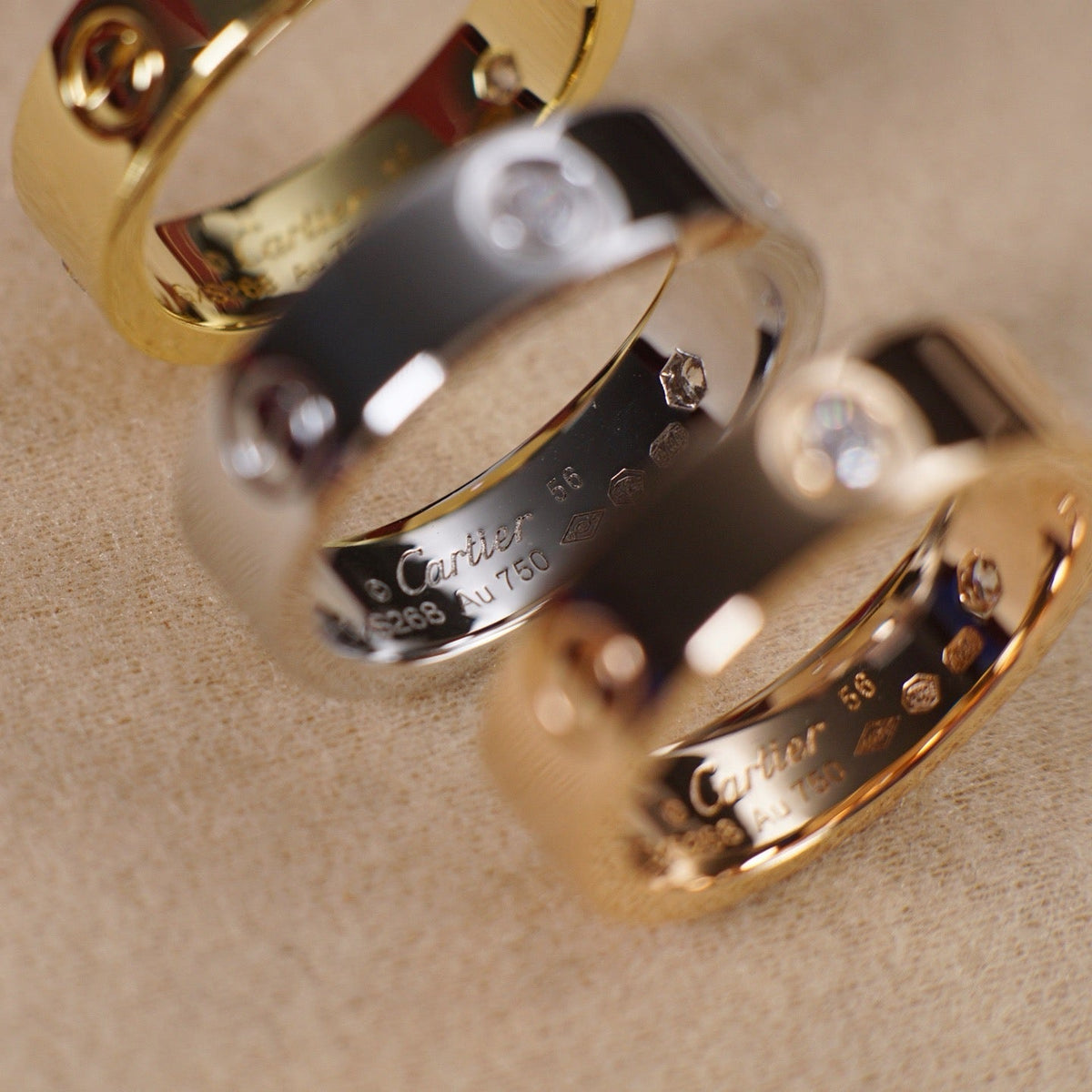 [Royal] LOVE 5.5MM 3 DIAMOND RING
