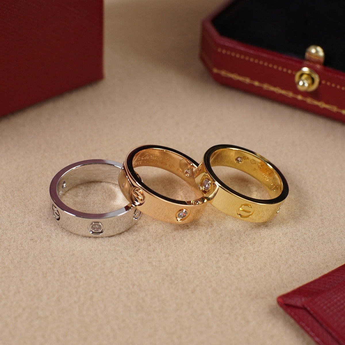 [Royal] LOVE 5.5MM 3 DIAMOND RING