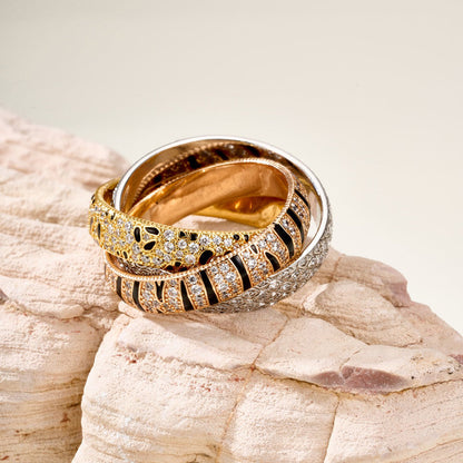 [Royal] TRINITY  RING LEOPARD PRINT