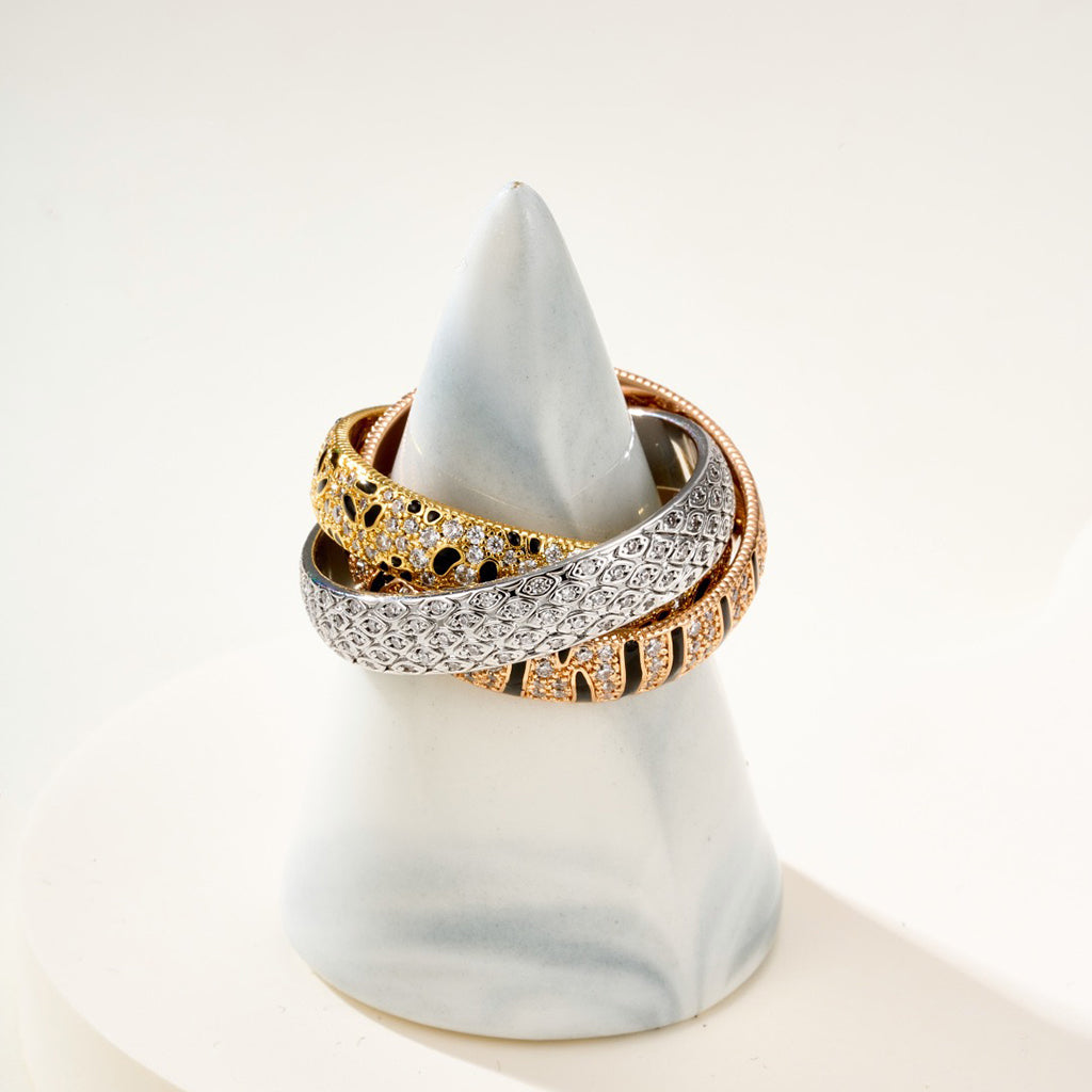 [Royal] TRINITY  RING LEOPARD PRINT