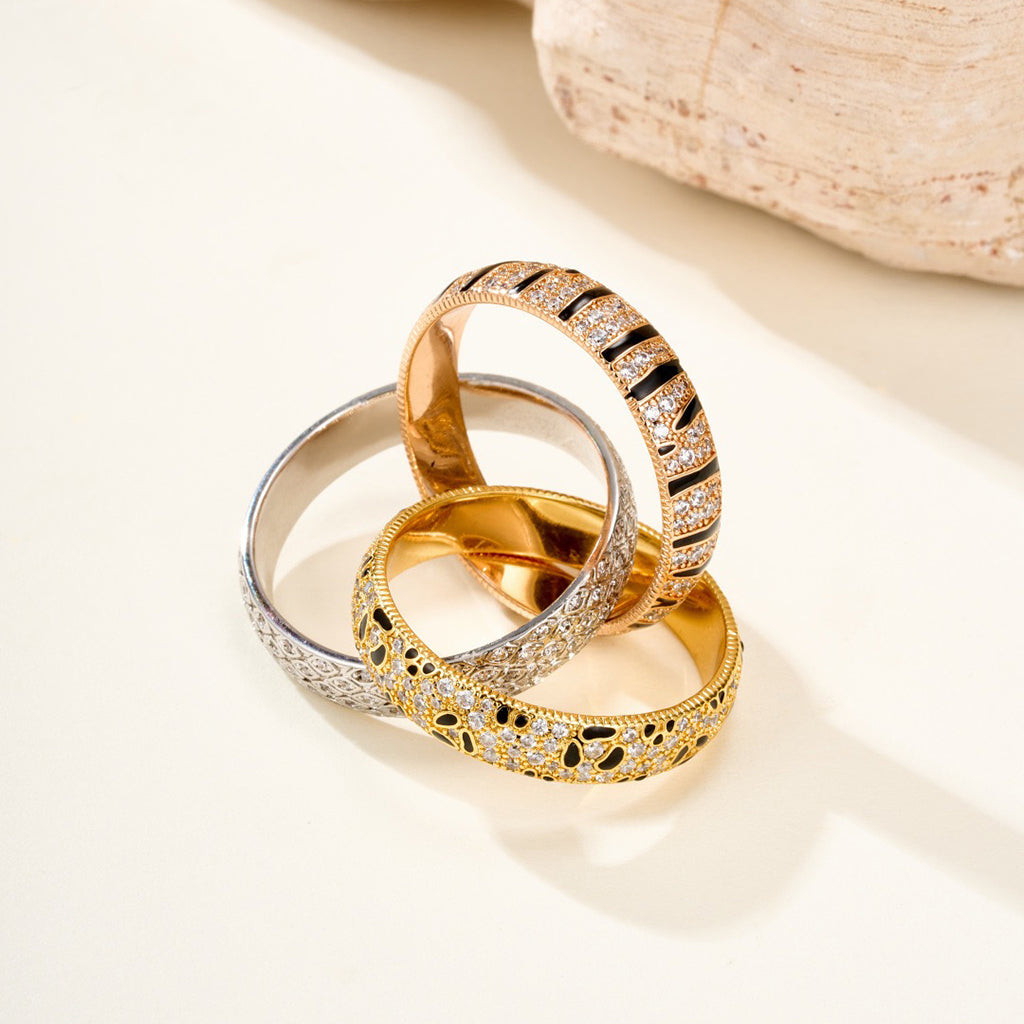 [Royal] TRINITY  RING LEOPARD PRINT