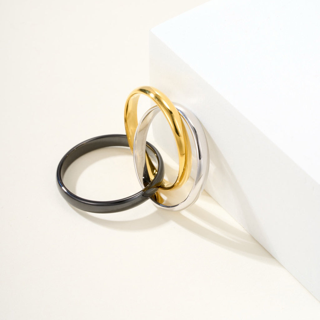 [Royal] TRINITY 3.2MM RING BLACK CERAMIC