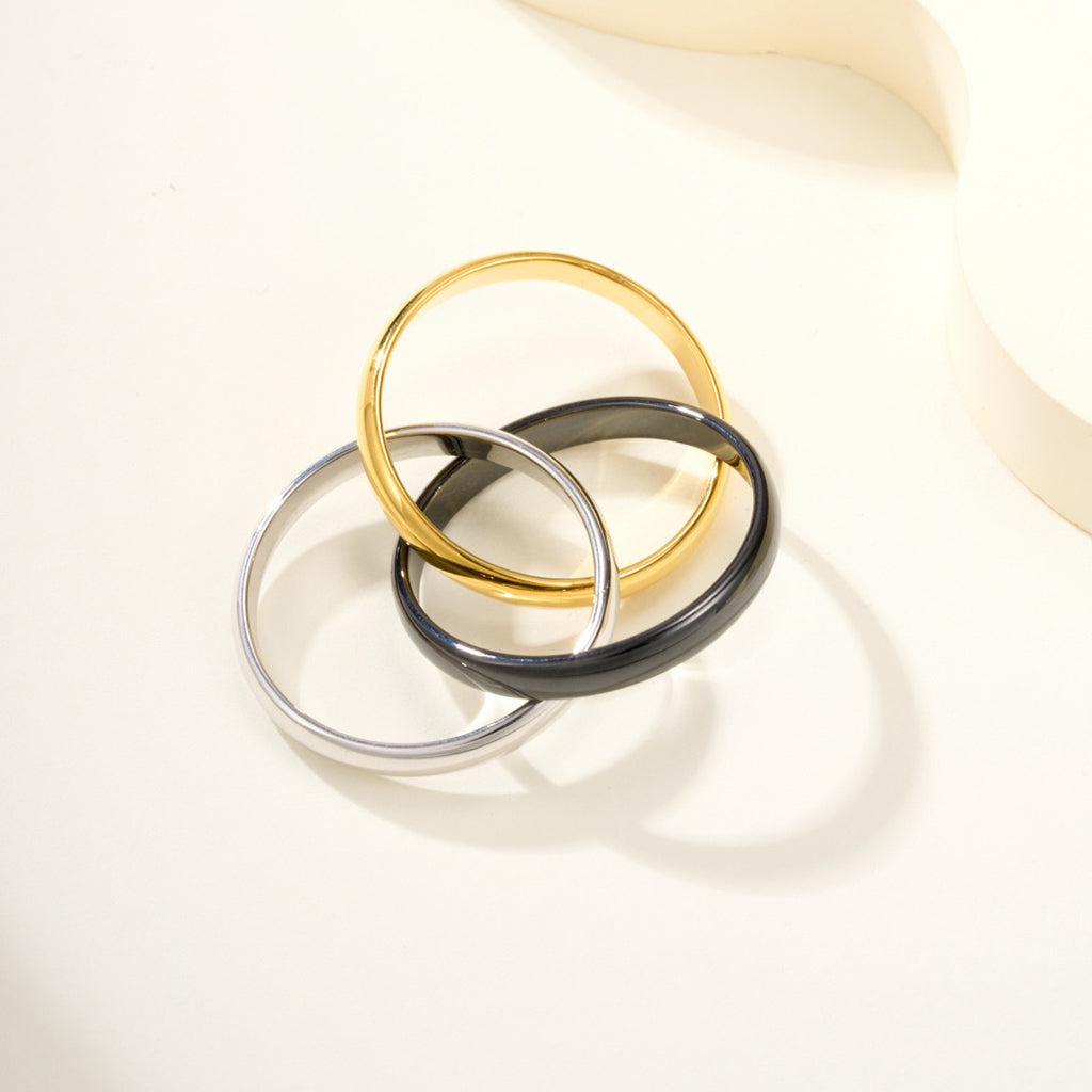 [Royal] TRINITY 3.2MM RING BLACK CERAMIC