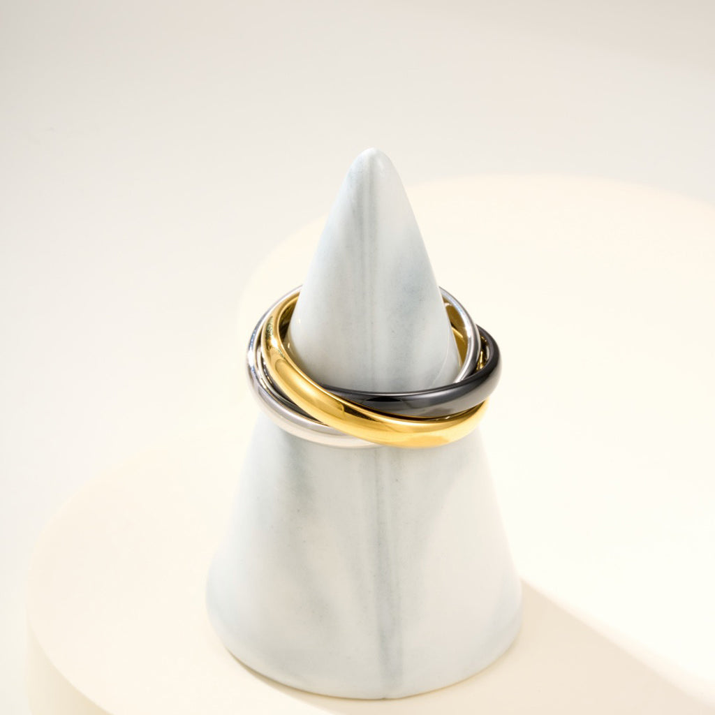 [Royal] TRINITY 3.2MM RING BLACK CERAMIC