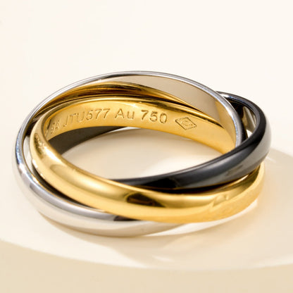 [Royal] TRINITY 3.2MM RING BLACK CERAMIC