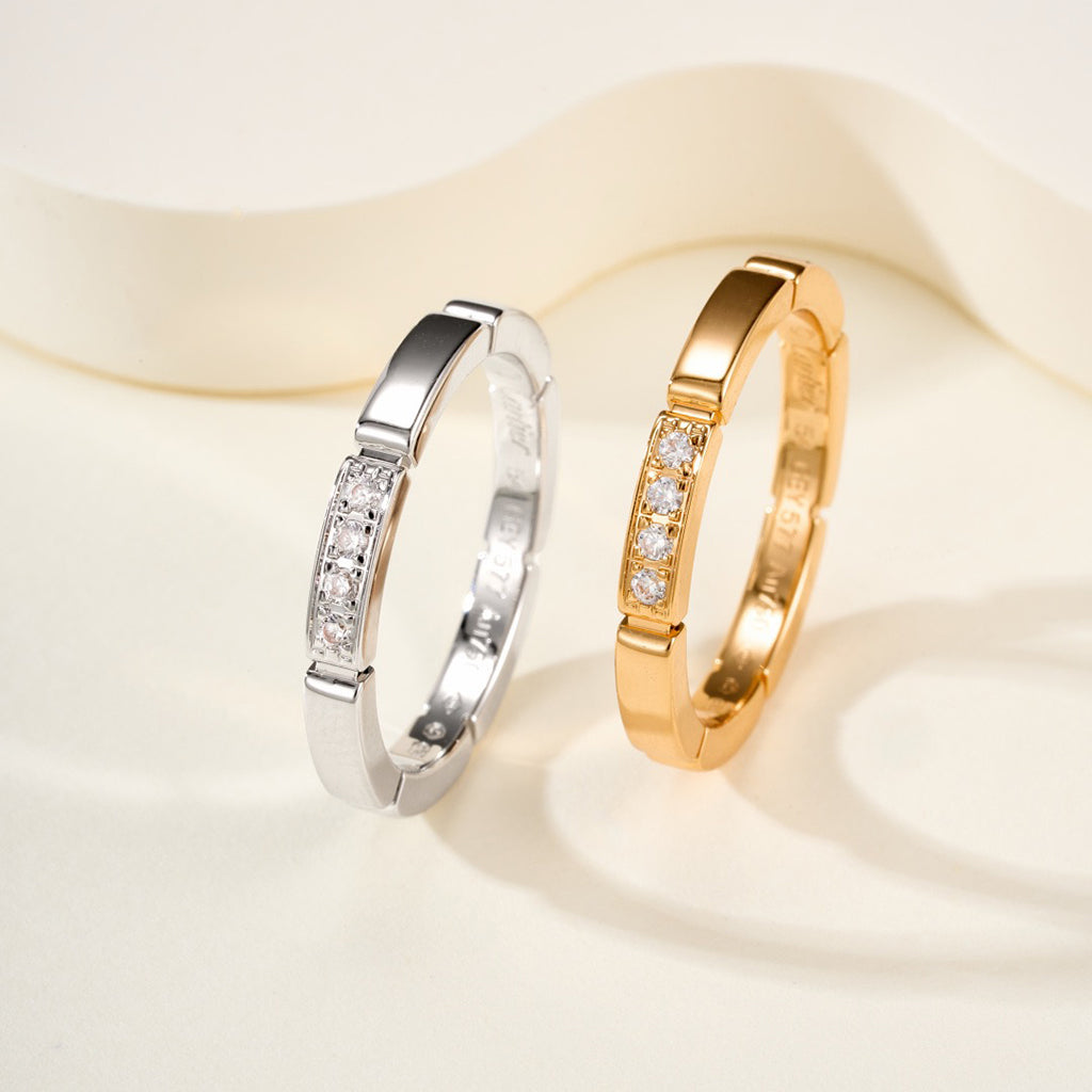 [Royal] MAILLON PANTHERE 4 DIAMOND RING