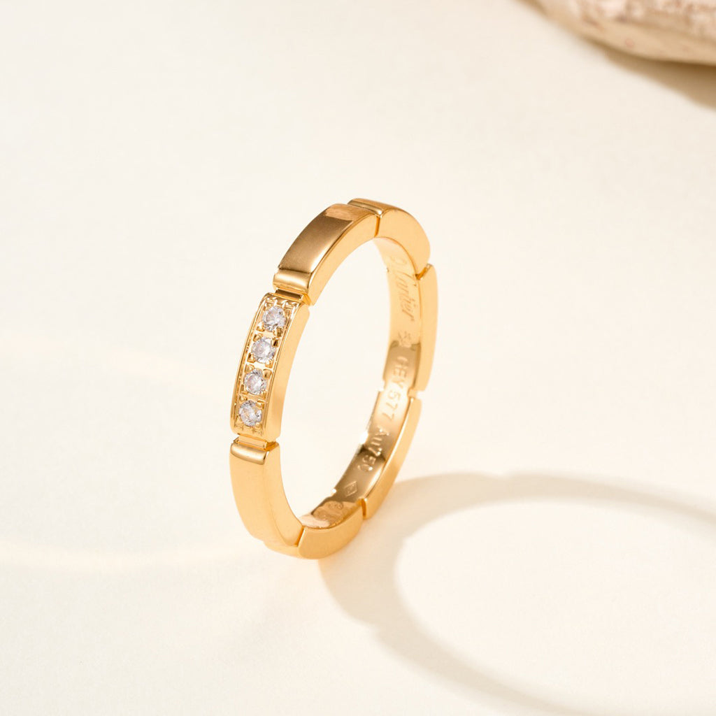 [Royal] MAILLON PANTHERE 4 DIAMOND RING
