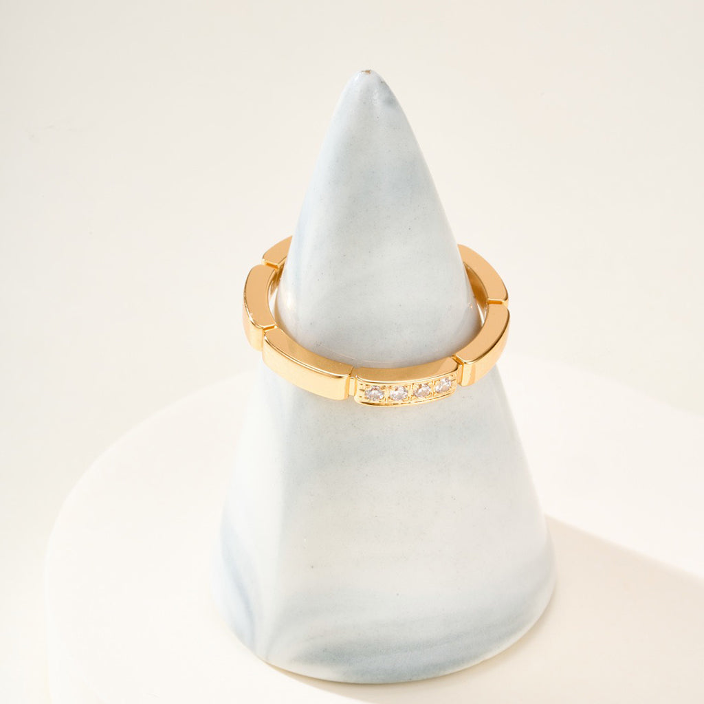 [Royal] MAILLON PANTHERE 4 DIAMOND RING