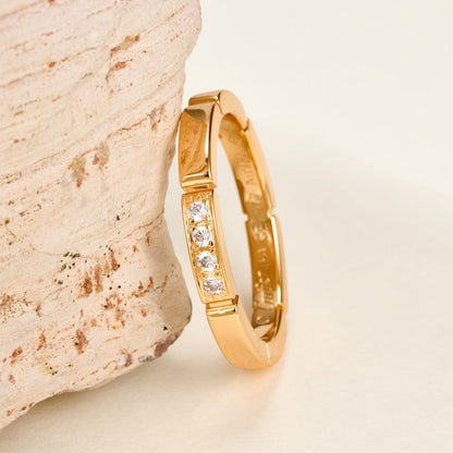 [Royal] MAILLON PANTHERE 4 DIAMOND RING