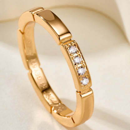 [Royal] MAILLON PANTHERE 4 DIAMOND RING