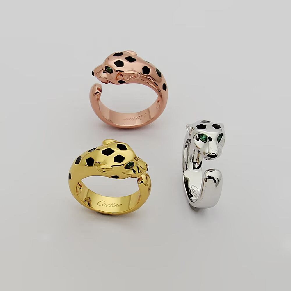 [Royal] PANTHERE SPOTTED MEDIUM RING