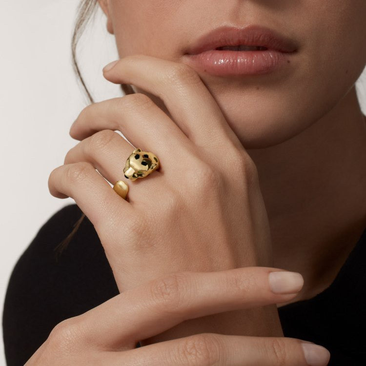 [Royal] PANTHERE SPOTTED MEDIUM RING