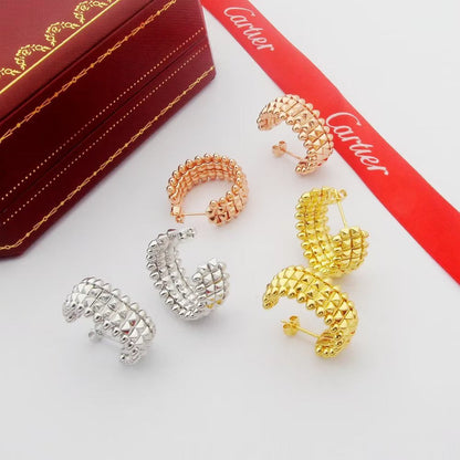 [Royal] CLASH 9.2MM DOUBLE ROW EARRINGS