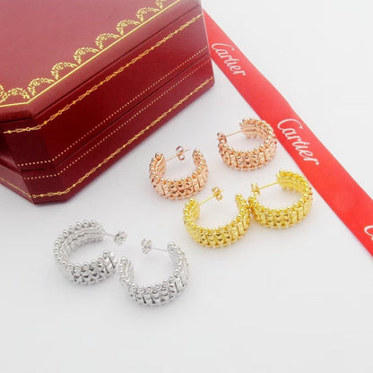 [Royal] CLASH 9.2MM DOUBLE ROW EARRINGS