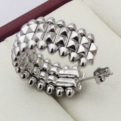 [Royal] CLASH 9.2MM DOUBLE ROW EARRINGS