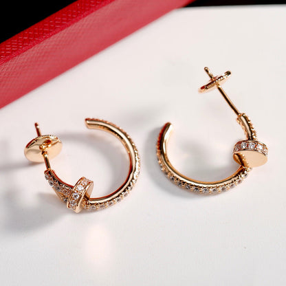 [Royal] JUSTE FULL DIAMOND SMALL EARRINGS