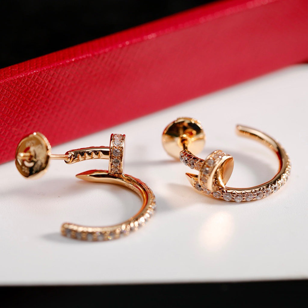 [Royal] JUSTE FULL DIAMOND SMALL EARRINGS