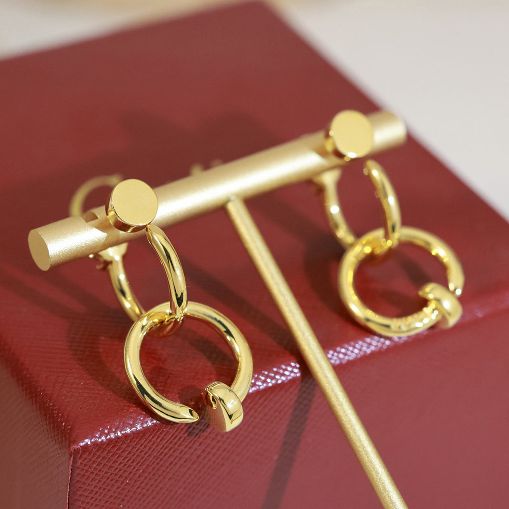 [Royal] JUSTE NO DIAMOND DOUBLE EARRINGS