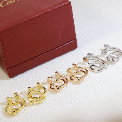 [Royal] JUSTE NO DIAMOND DOUBLE EARRINGS