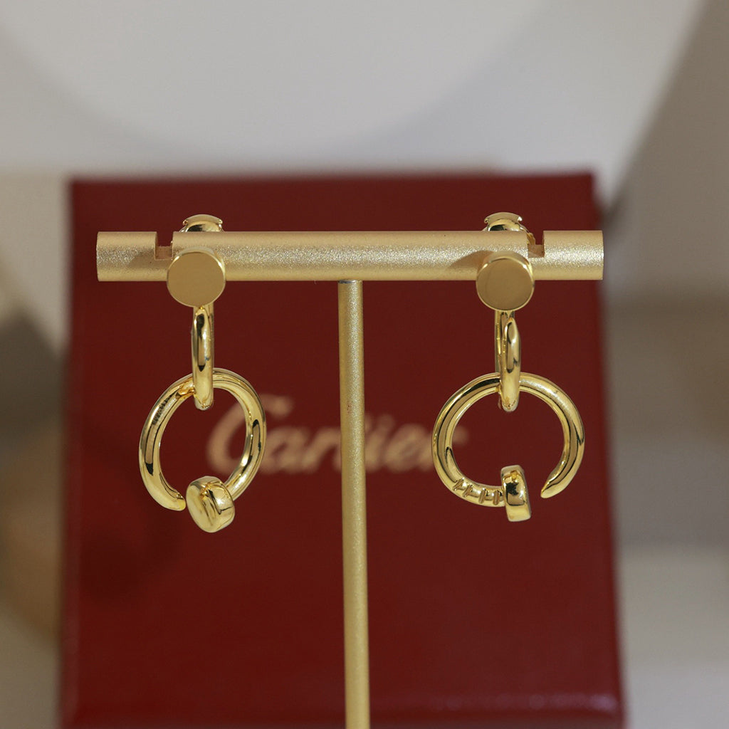 [Royal] JUSTE NO DIAMOND DOUBLE EARRINGS