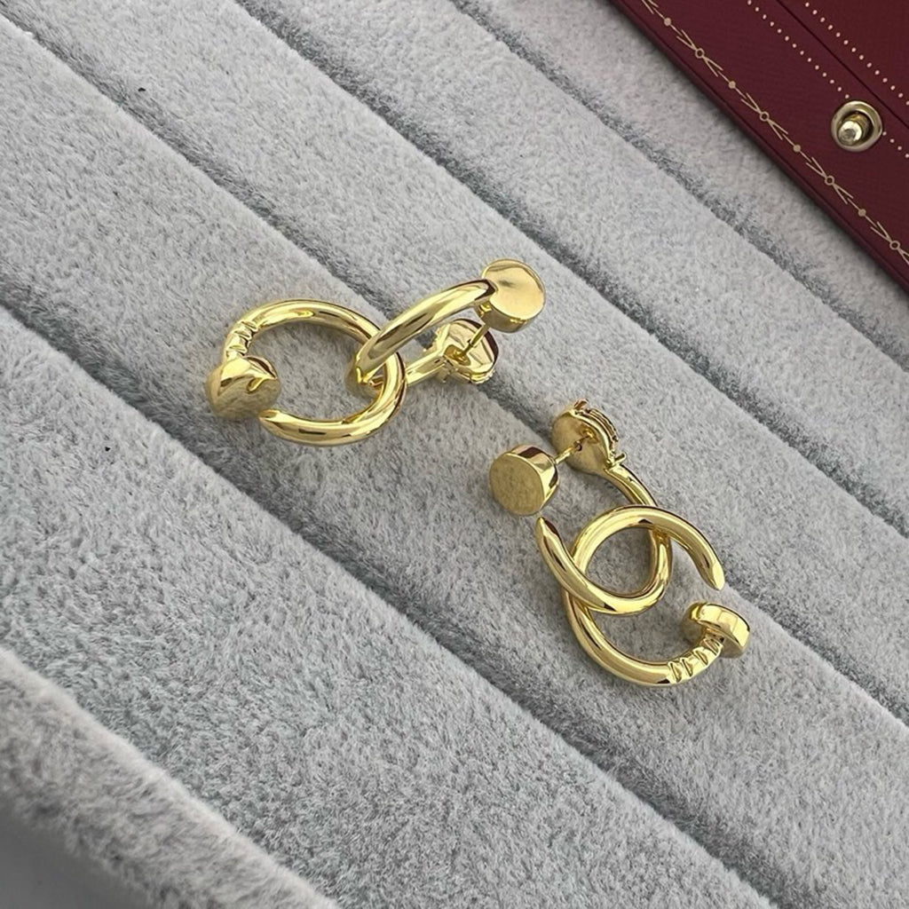 [Royal] JUSTE NO DIAMOND DOUBLE EARRINGS