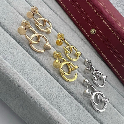 [Royal] JUSTE NO DIAMOND DOUBLE EARRINGS