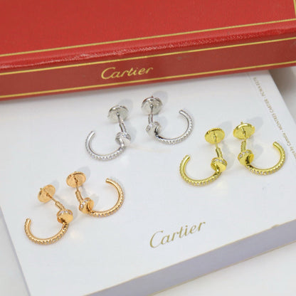 [Royal] JUSTE FULL DIAMOND DOUBLE EARRINGS
