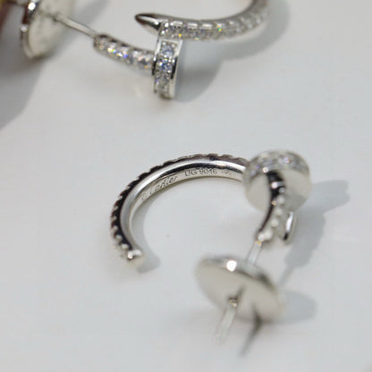 [Royal] JUSTE FULL DIAMOND DOUBLE EARRINGS