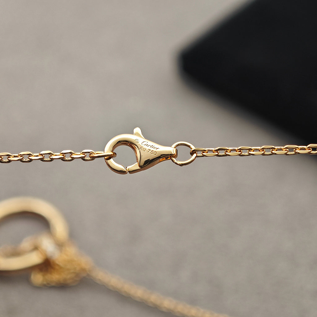 [Royal] JUSTE NECKLACE HALF DIAMOND