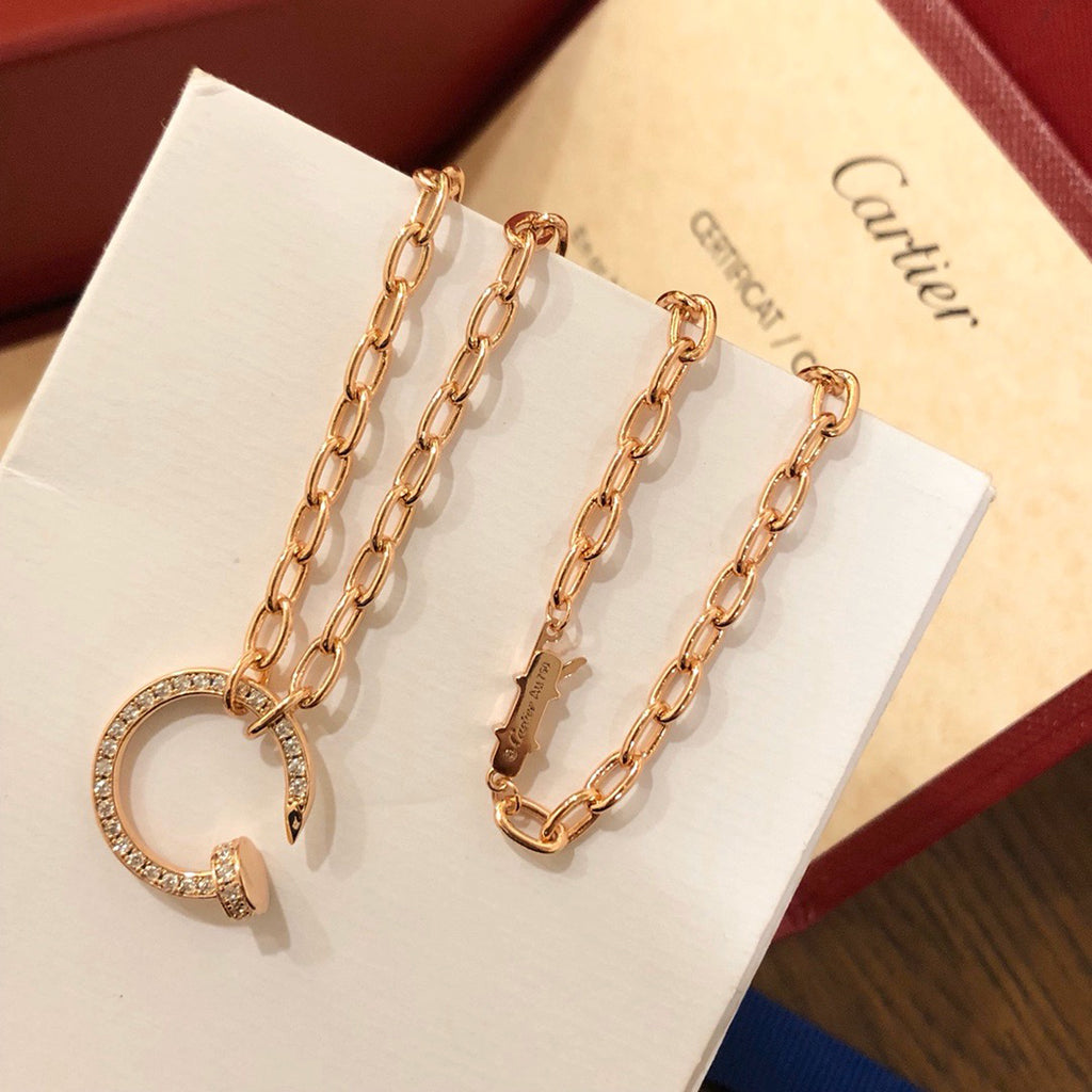 [Royal] JUSTE NECKLACE FULL DIAMONDS