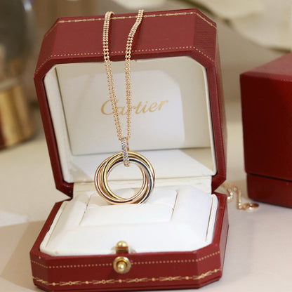 [Royal] TRINITY MEDIUM  DIAMONDS NECKLACE