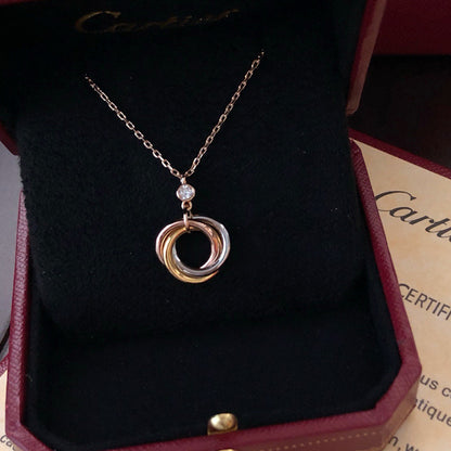 [Royal] TRINITY  NECKLACE 1 DIAMOND