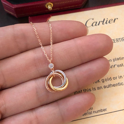 [Royal] TRINITY  NECKLACE 1 DIAMOND