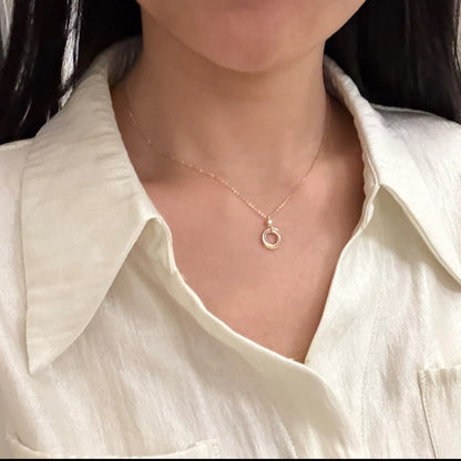 [Royal] TRINITY  NECKLACE 1 DIAMOND