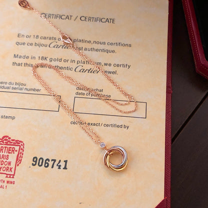 [Royal] TRINITY  NECKLACE 1 DIAMOND