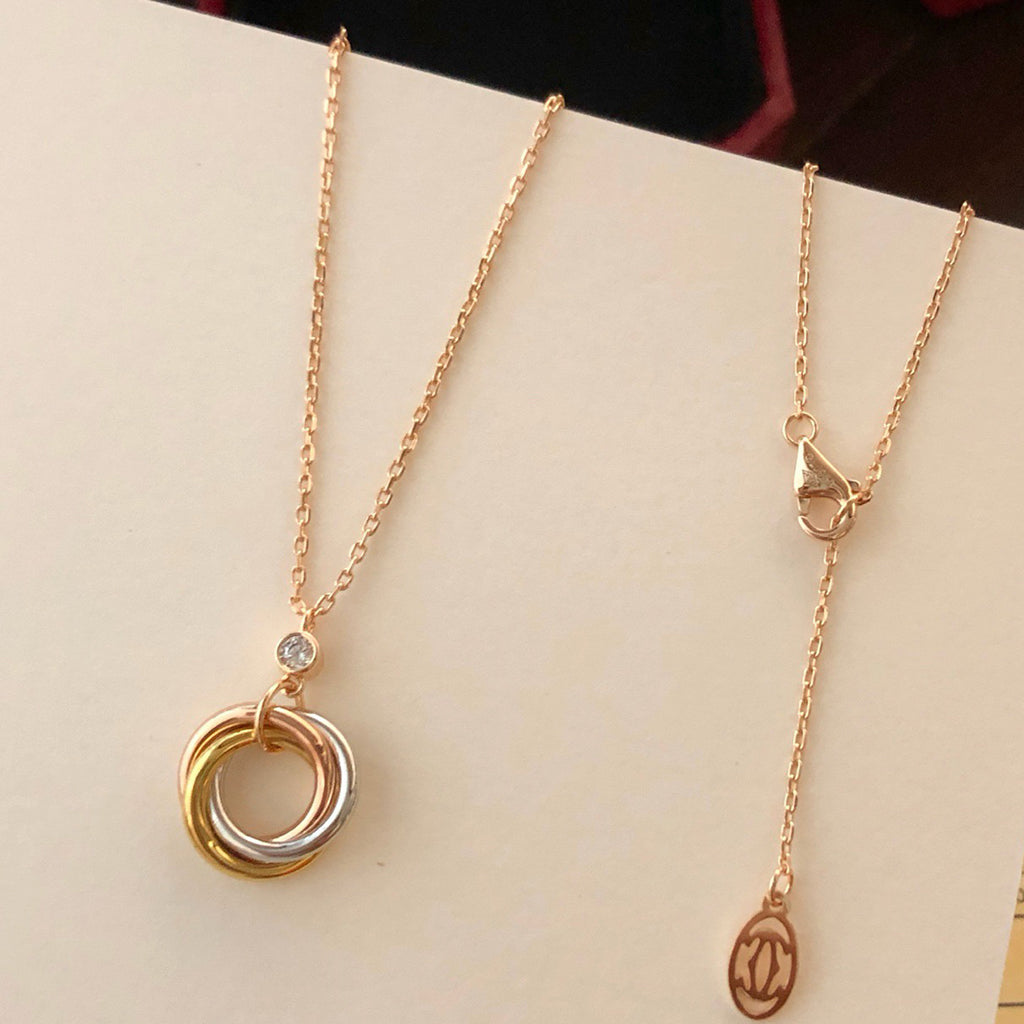 [Royal] TRINITY  NECKLACE 1 DIAMOND