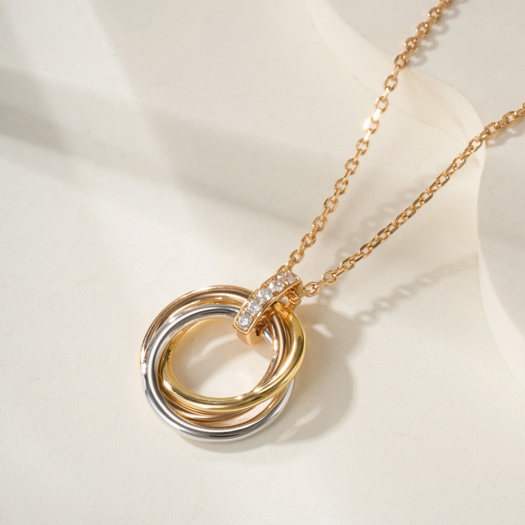 [Royal] TRINITY MEDIUM  DIAMONDS NECKLACE