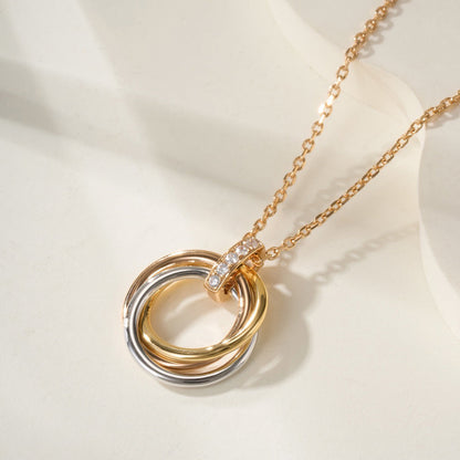 [Royal] TRINITY MEDIUM  DIAMONDS NECKLACE