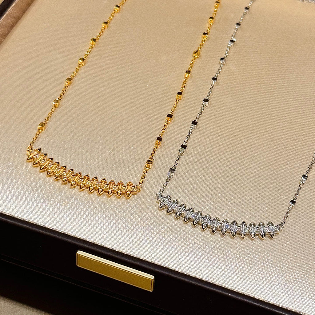 [Royal] CLASH  SMALL FULL DIAMOND NECKLACE