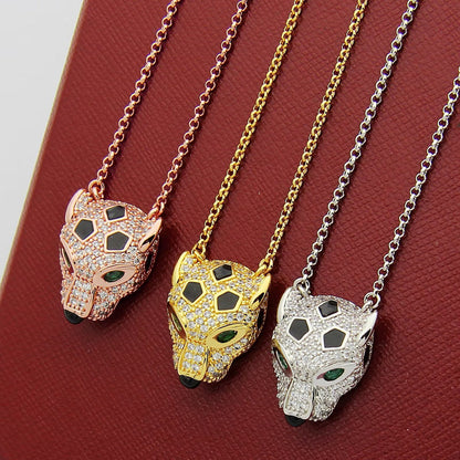[Royal] PANTHERE FULL DIAMOND NECKLACE