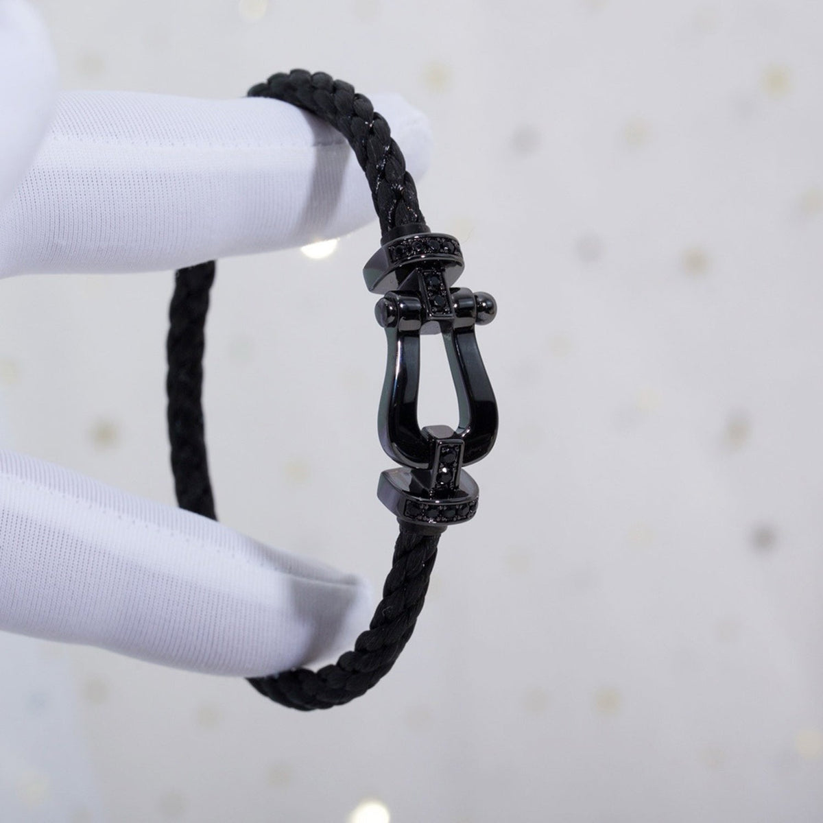 [Royal Jewellery]FORCE LARGE SERIES HORSESHOE BLACK SAMURAI BRACELET