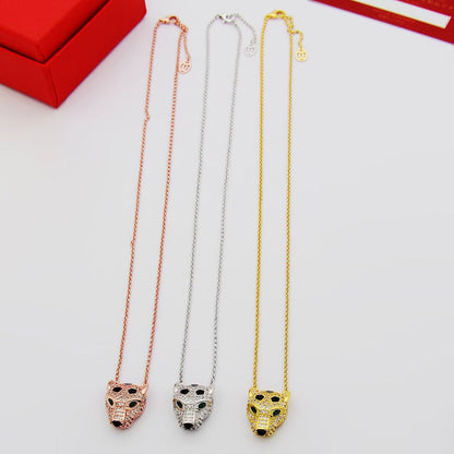 [Royal] PANTHERE FULL DIAMOND NECKLACE