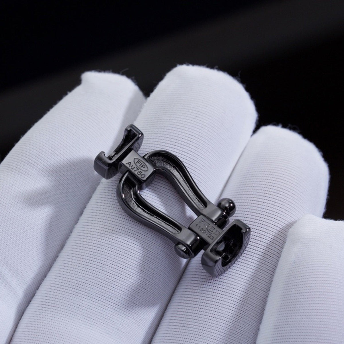 [Royal Jewellery]FORCE LARGE SERIES HORSESHOE BLACK SAMURAI BRACELET